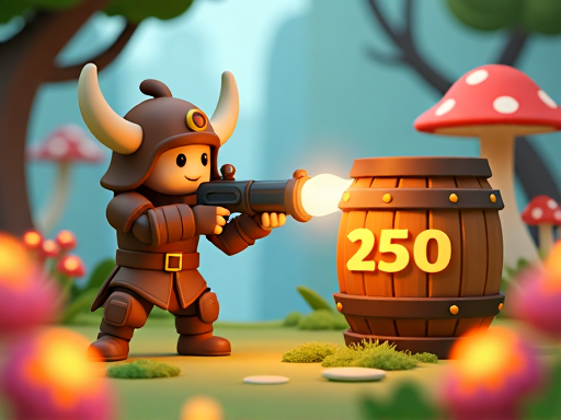 King's 2048 Barrel Blitz