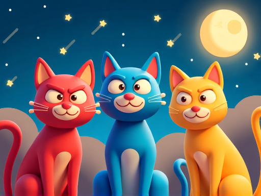 Purrfect Angle Cats
