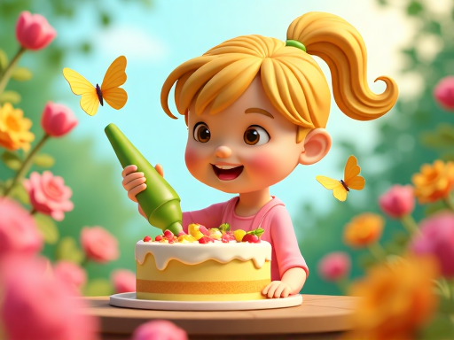 Sweet 3D Cake Bake